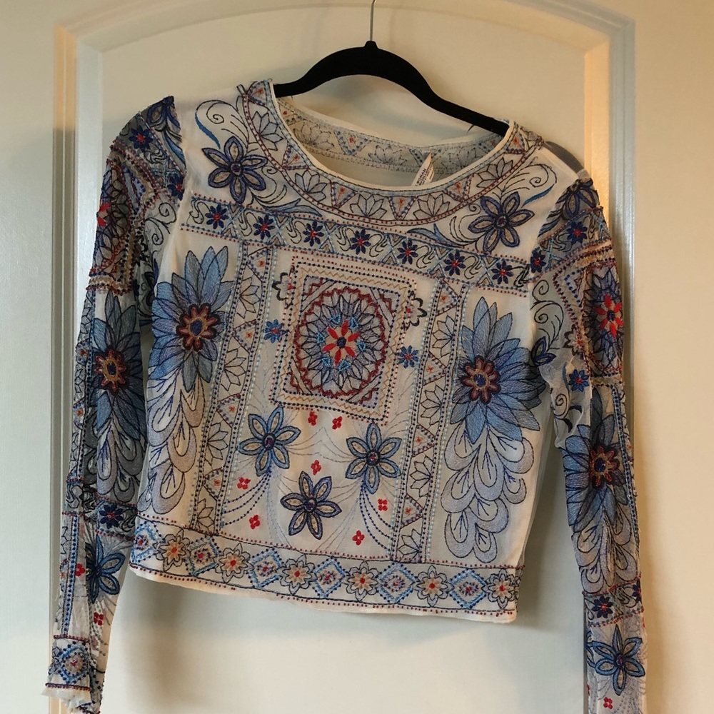 Zara cropped top